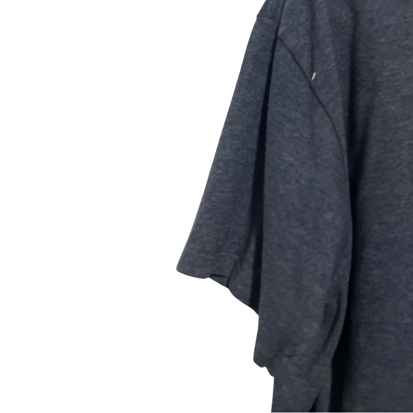 DC Logo Tee in Charcoal and Maroon - Picture 2 of 5